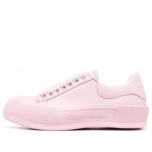 (WMNS) Alexander McQueen Deck Skate Plimsoll Shoes 'Pink' - 697121WHVJT5816