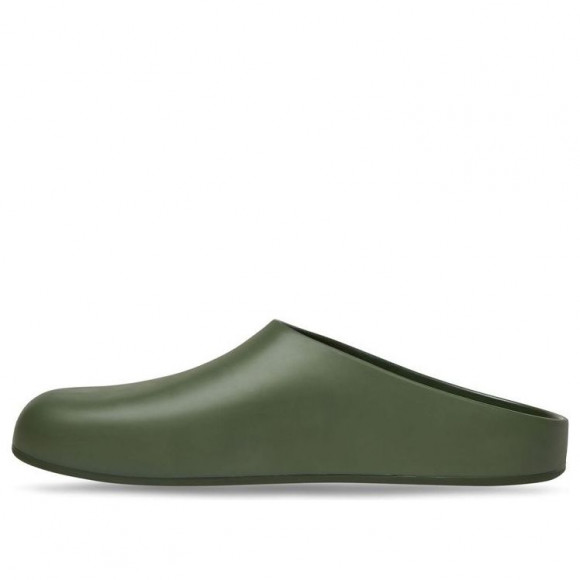 Balenciaga Pool Closed Slide 'Dark Green' - 699129W1S8V3390