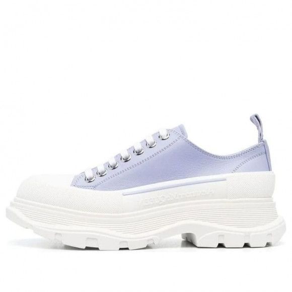 (WMNS) Alexander McQueen Tread Slick Sneakers 'Blue White' - 702042WHZ625439