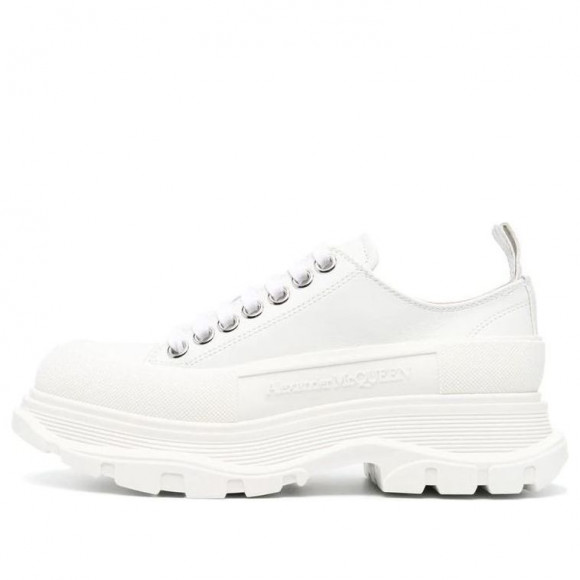 (WMNS) Alexander McQueen Tread Slick Sneakers 'White' - 702042WHZ629071