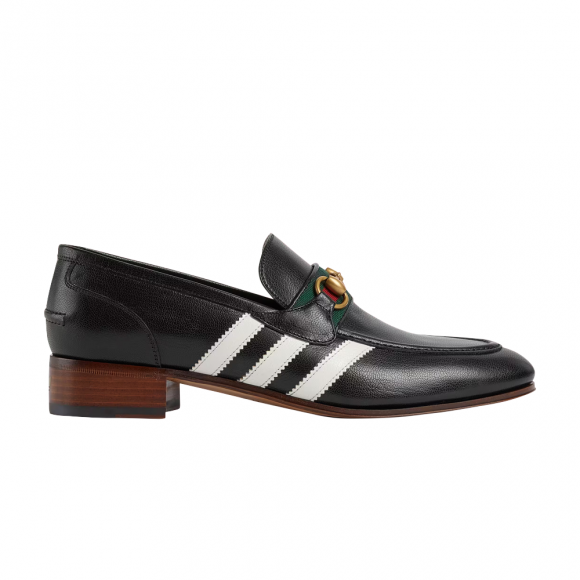 Adidas x Gucci Loafer 'Black Leather' - 702283-1DOQ0-1061