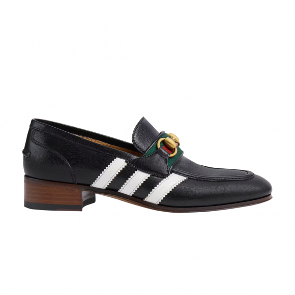 Adidas x Gucci Wmns Loafer 'Black Leather' - 702284-1DOQ0-1061