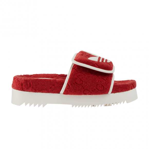 Adidas x Gucci Wmns GG Platform Sandal 'Red Cotton Sponge' - 702398-UU010-6560