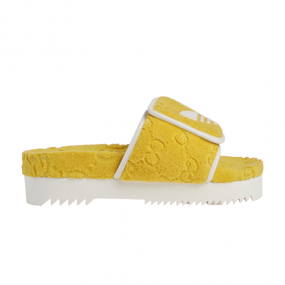 Adidas x Gucci Wmns GG Platform Sandal 'Yellow Cotton Sponge' - 702398-UU010-7171