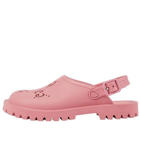 (GS) Gucci GG Rubber Sandals 'Pink' - 702917-JFB00-5817