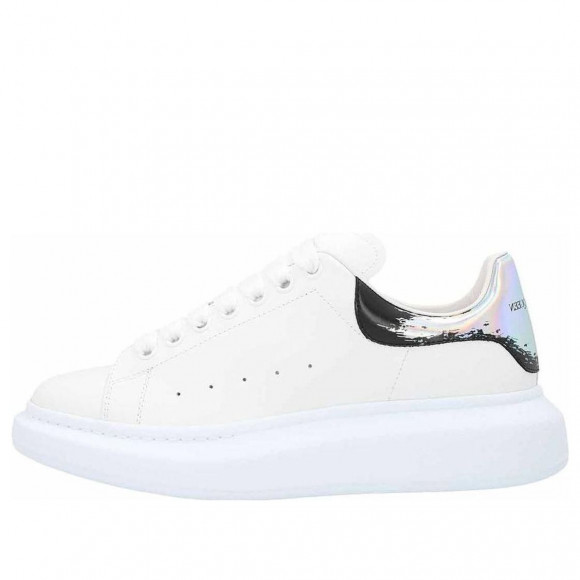 Alexander McQueen Oversized Sneakers 'White Black Silver' - 705061WIBNS9989