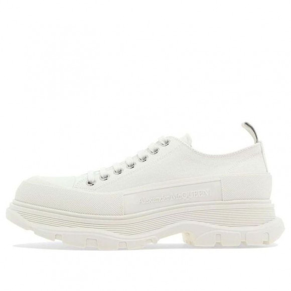 Alexander McQueen Tread Slick Low Lace Up Shoes 'White' - 705660W4MV29000