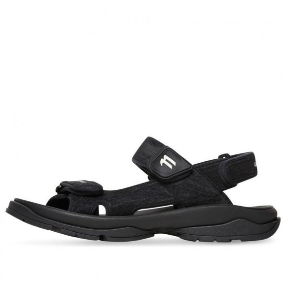 (WMNS) Balenciaga Tourist Sandal 'Black' - 706277W2CCA1000