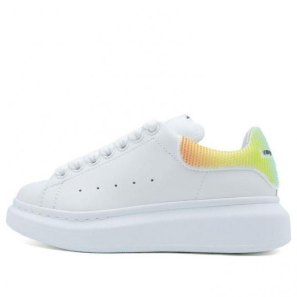 (WMNS) Alexander McQueen Larry Oversized Low-Top Sneakers 'White Multi' - 708070WICG49035