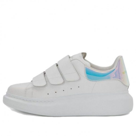 (WMNS) Alexander McQueen Oversized Sneaker 'White Iridescent' - 708074WHXM29035