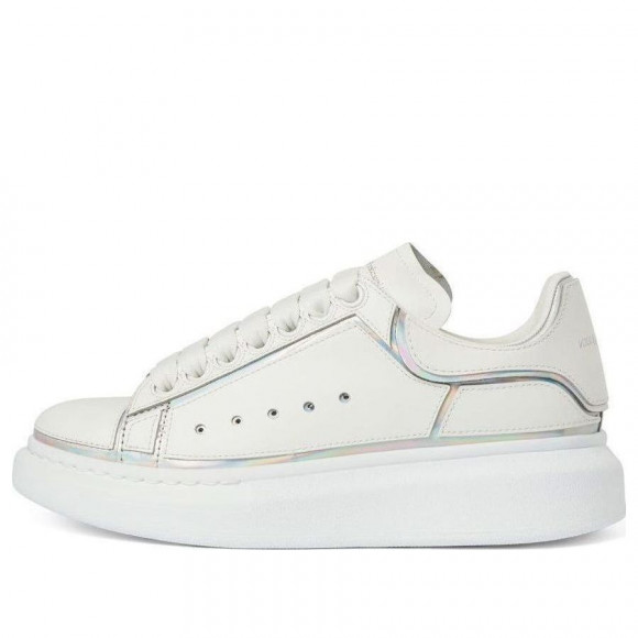 (WMNS) Alexander McQueen Oversized Sneakers 'White Silver' - 708750WIBNV9989