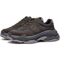 Balenciaga Men's Triple S Nylon Sneakers in Grey/Dark Grey Mix - 710157-W3CU4-1819
