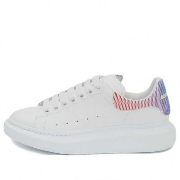 Alexander McQueen Thick-soled Low-top Sneakers 'White Pink Purple' - 711139WICG48983