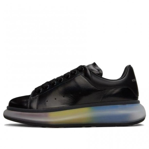 Alexander McQueen Larry Leather Sneakers 'Black Multi' - 711153WICN11049