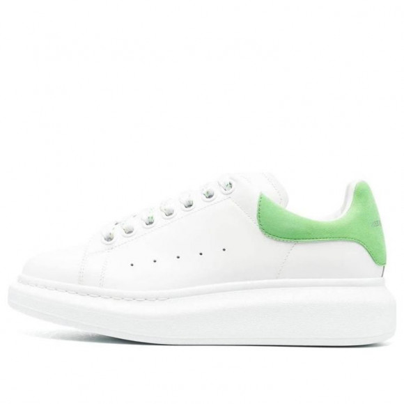 (WMNS) Alexander McQueen Oversized Shoes 'White Acid Green' - 718139WHGP78964