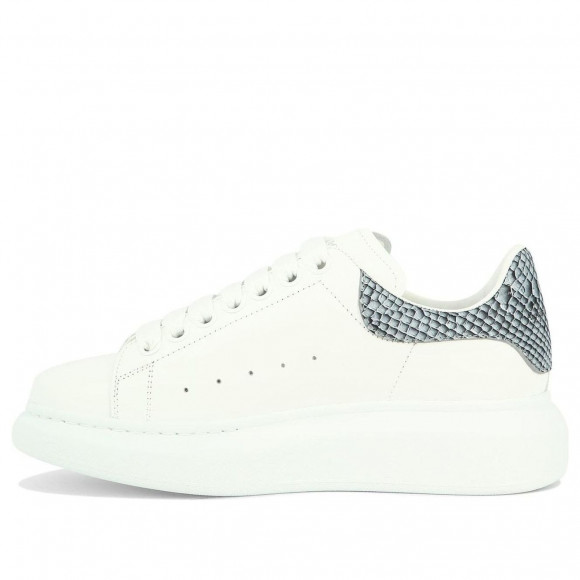 (WMNS) Alexander McQueen Oversized Shoes 'White Ice Snake' - 718139WIE838857