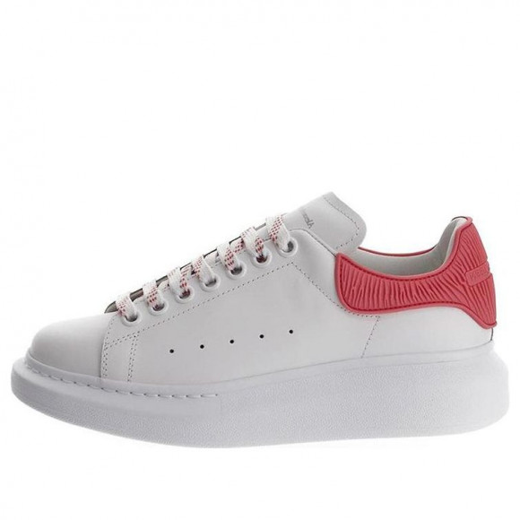 (WMNS) Alexander McQueen Oversized Shoes 'Cream White Red' - 718157WICGK9387