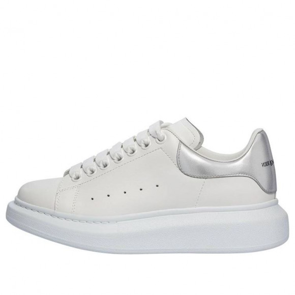 (WMNS) Alexander McQueen Oversized Shoes 'Cream White Silver' - 718232WICGI9071