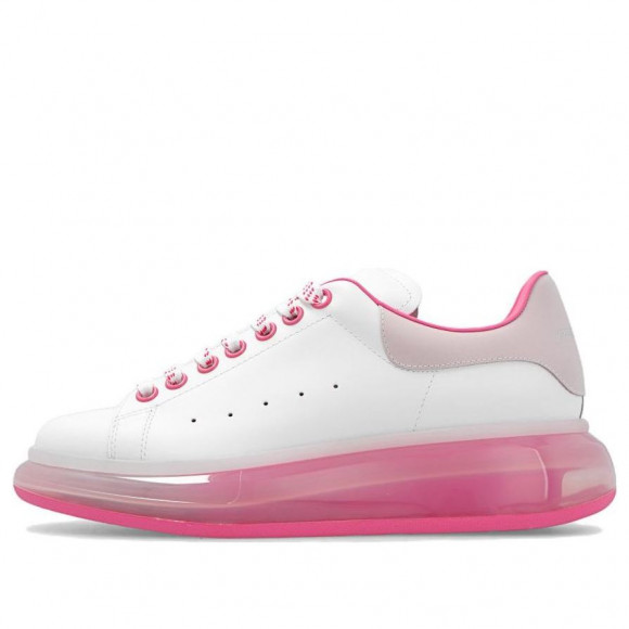 (WMNS) Alexander McQueen Larry Oversized Sneaker 'Clear Sole White Pink' - 718255WICYD8884