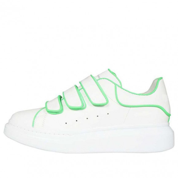 (WMNS) Alexander McQueen Oversize Sole Sneakers 'White Green' - 721410WHGPF8964