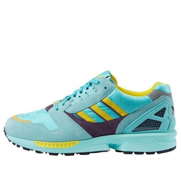 adidas Originals  GUCCI ZX 8000 Sneakers 'Aqua Blue Yellow Brown' - 721936-AAA9L-4644