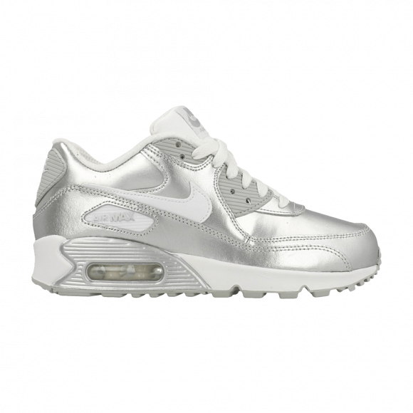 Nike Air Max 90 GS 'Metallic Silver' - 724871-100