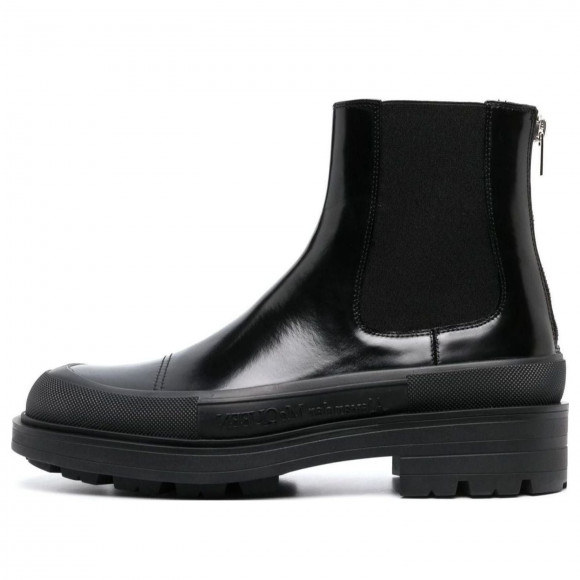 Alexander McQueen Chelsea Ankle Boots 'Black' - 736508WHV7J1000