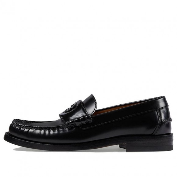 (WMNS) Gucci Interlocking G Loafers 'Black' - 738676-17X00-1000