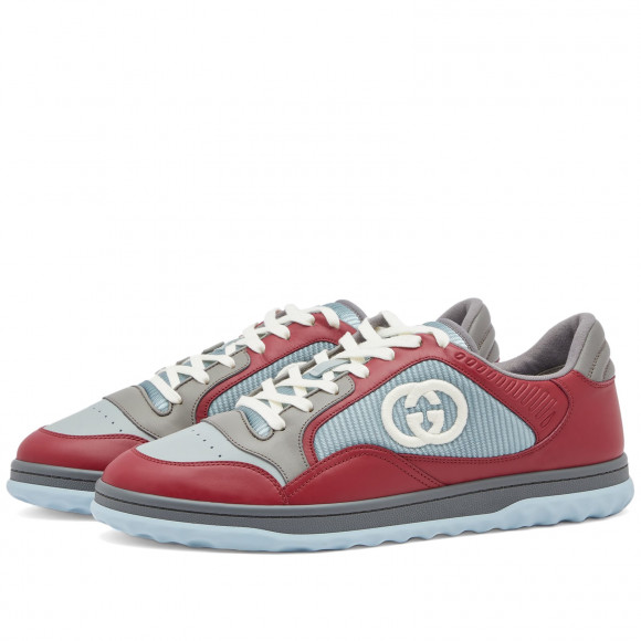 gucci Bolso Men's Mac Sneaker Grey/Red - 747953-AACNW-6342