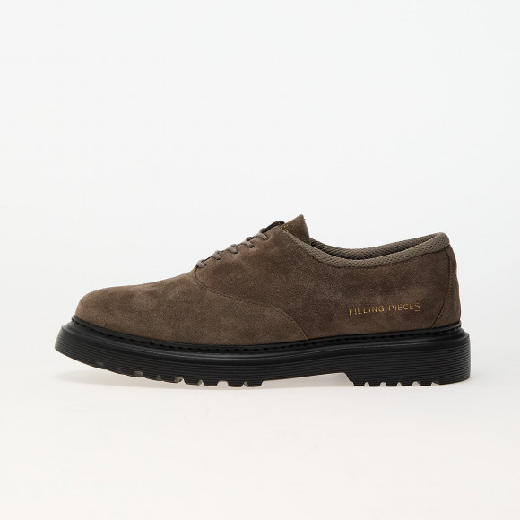 Sneakers Filling Pieces Derby Suede Earth - 74922791174