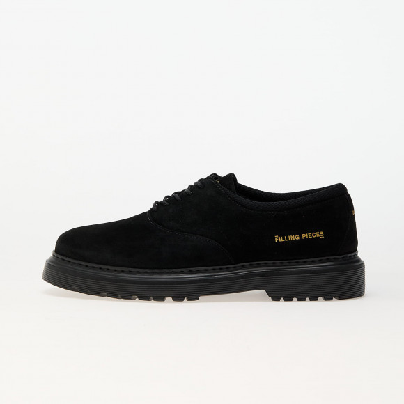 Sneakers Filling Pieces Derby Suede Black - 74922791861