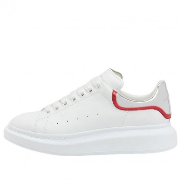 Alexander McQueen Oversized Sneaker 'White Silver Red' - 750335WIDJN9174