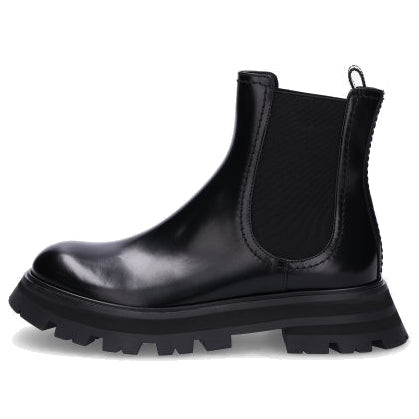 (WMNS) Alexander McQueen Wander Chelsea Boot 'Black' - 757487WIDU11000