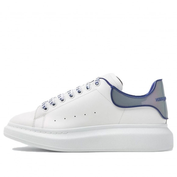 Alexander McQueen Oversized Sneakers 'White Blue Iridescent' - 757704WIE868710