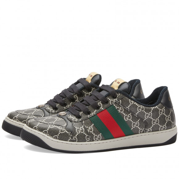 Gucci Men's Screener Sneaker Black/Sky - 763525-FACMI-8444