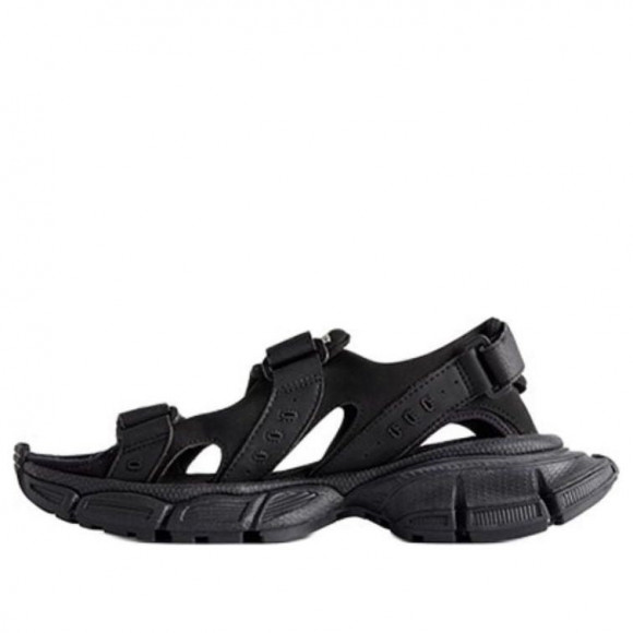 (WMNS) Balenciaga 3XL Sandals 'Black' - 786956W3XLT1000