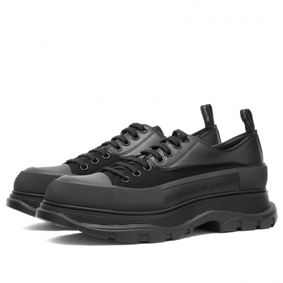 Alexander McQueen Men's Tread Slick Shoe in Black - 794524-WHZ6X-1320