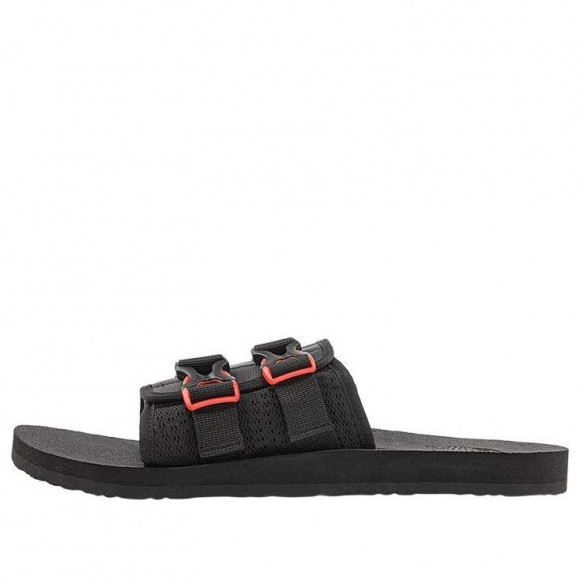 THE NORTH FACE Trekking Base Camp Strap Slides 'Black Red' - 819V-IH7