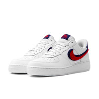 nike air force 1 low red and blue swoosh