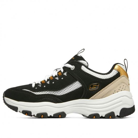 (WMNS) with skechers D'Lites 'Black' - 8730066-BKGD