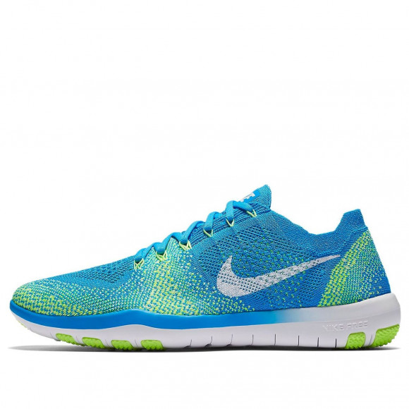 (WMNS) Nike Free Focus Flyknit 2 'Blue Green White' - 880630-400