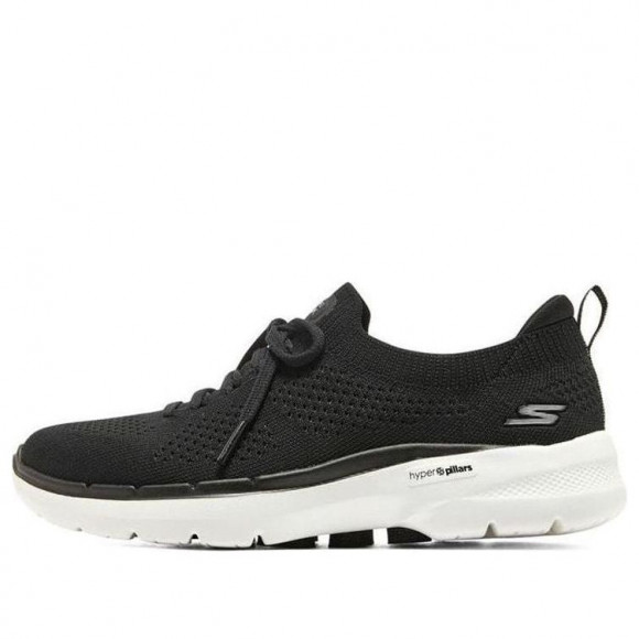 (WMNS) Skechers Go Walk 6 'Black White' - 894117-BLK