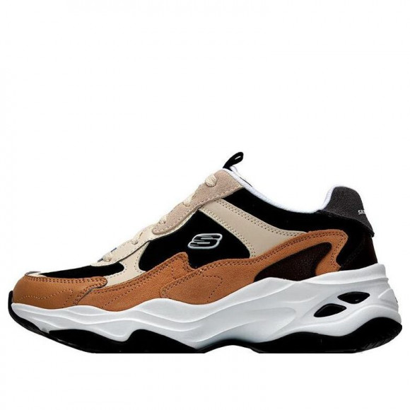 Skechers D'lites Sneakers 'Beige Black Tan' - 894157-NTBK