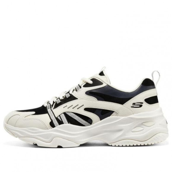 Skechers DLites 4.0 'Cream White Black' - 894201-NTBK