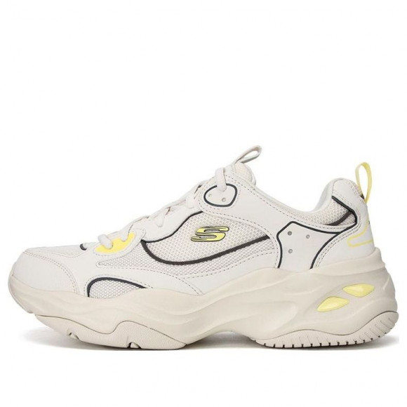 Skechers DLites 4.0 'Cream White Yellow' - 894249-NTMT