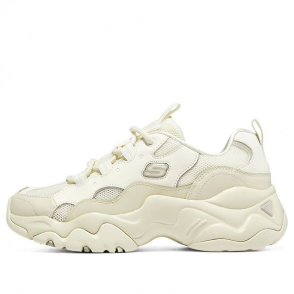 (WMNS) Skechers DLites 3.0 'White Beige' - 896008-NAT