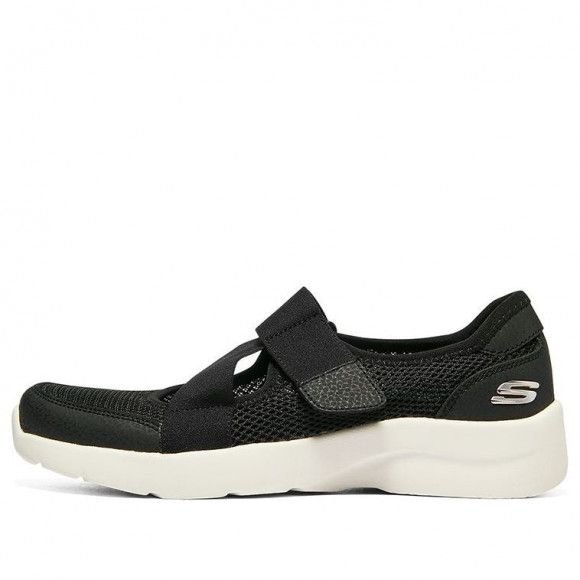 (WMNS) Skechers Fashion Casual Sport Shoes 'Black White' - 896026-BKW