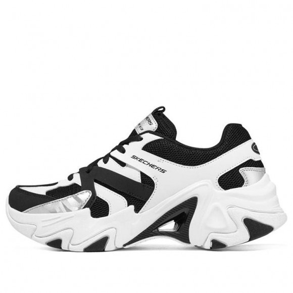 (WMNS) Skechers Stamina V3 'White Black' - 896071-BKW