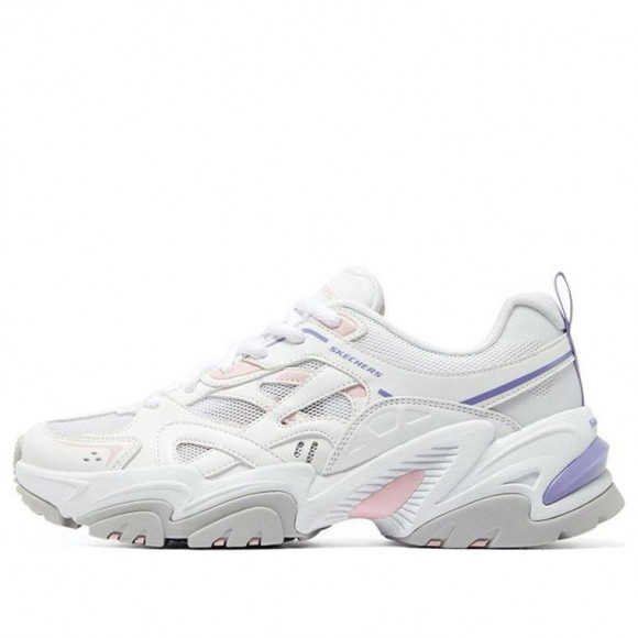 Skechers (WMNS) Stamina V2 WHITE/PINK/PURPLE Chunky Shoes 896093-WPRP