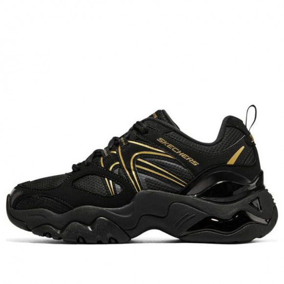 Skechers DLites 3.0 Air Sneakers 'Black Gold' - 896150-BBK